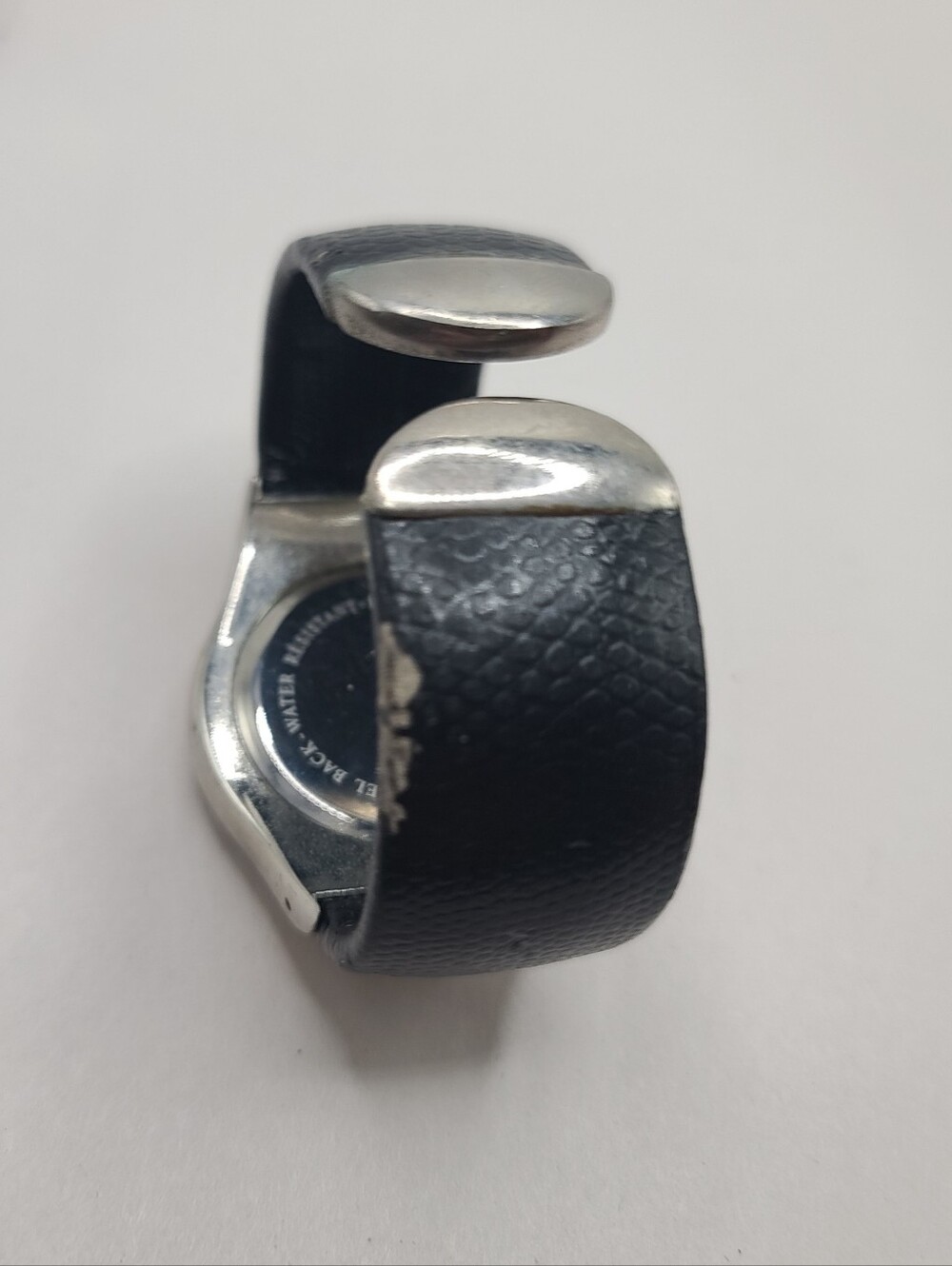 Time Tech Black Rhinestone Cuff Watch - Picture 3 of 3